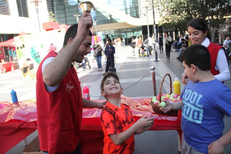 Easter Family Fun at Virgin Megastore